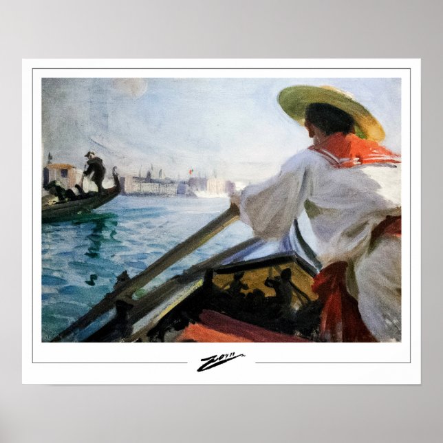 Póster de arte de Anders Zorn Zedign #319 (Frente)