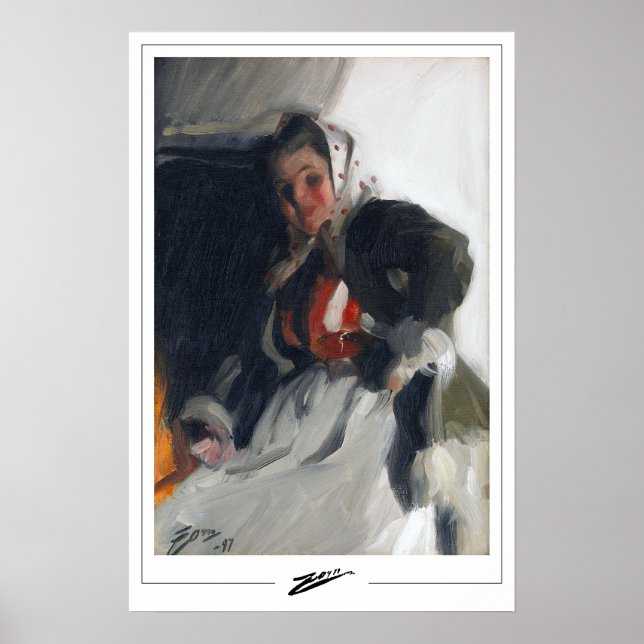 Póster de arte de Anders Zorn Zedign #368 (Frente)