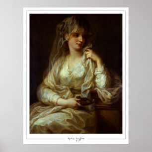 Póster de arte de Angelica Kauffman Zedign #1