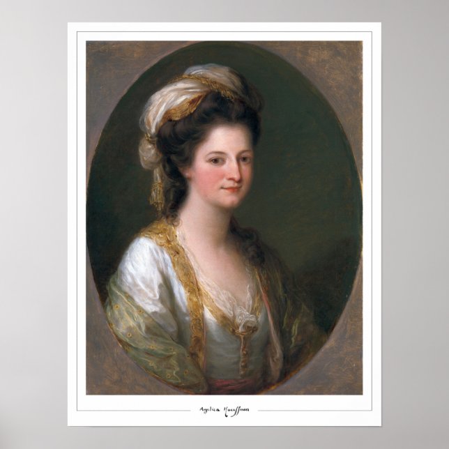 Póster de arte de Angelica Kauffman Zedign #7 (Frente)