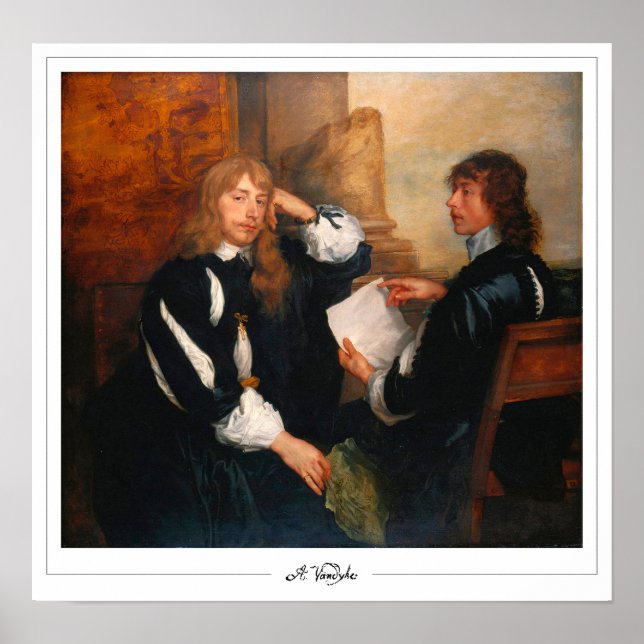 Póster de arte de Anthony van Dyck Zedign #120 (Frente)