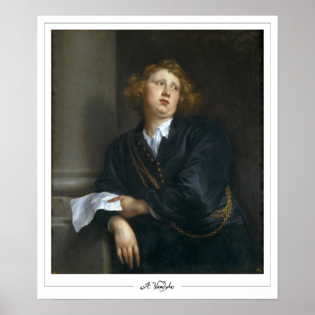 Póster de arte de Anthony van Dyck Zedign #131 (Frente)