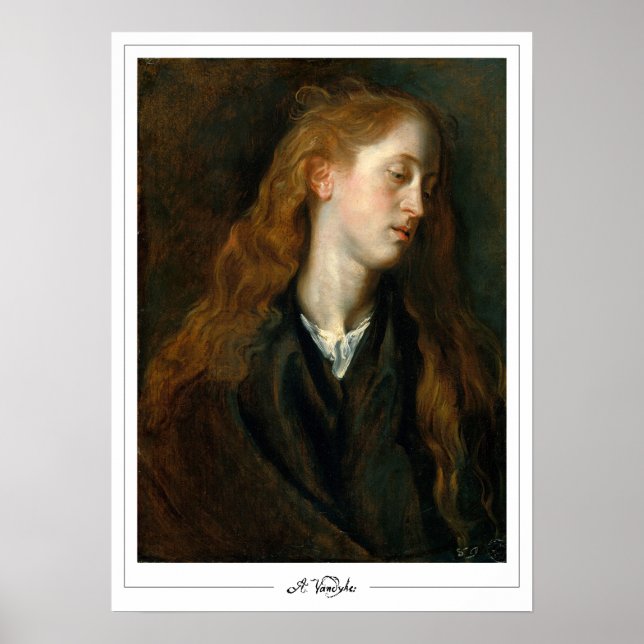 Póster de arte de Anthony van Dyck Zedign #140 (Frente)