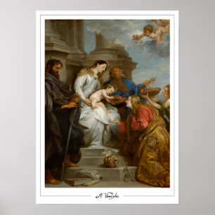 Póster de arte de Anthony van Dyck Zedign #199