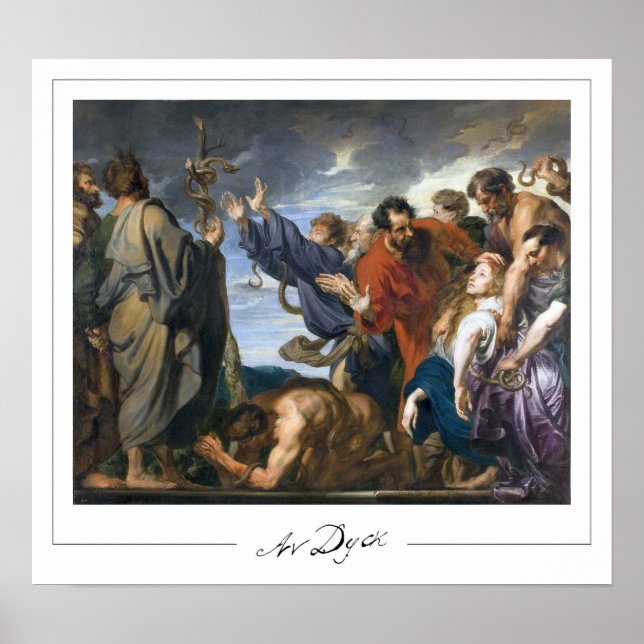 Póster de arte de Anthony van Dyck Zedign #218-2 (Frente)