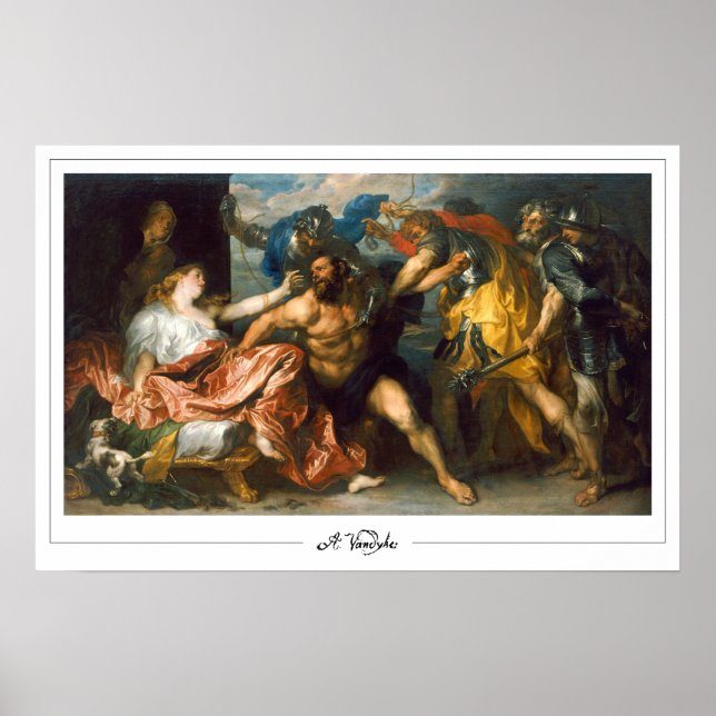 Póster de arte de Anthony van Dyck Zedign #24 (Frente)
