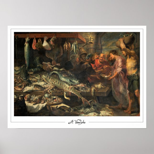 Póster de arte de Anthony van Dyck Zedign #346 (Frente)