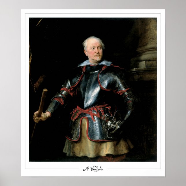 Póster de arte de Anthony van Dyck Zedign #356 (Frente)