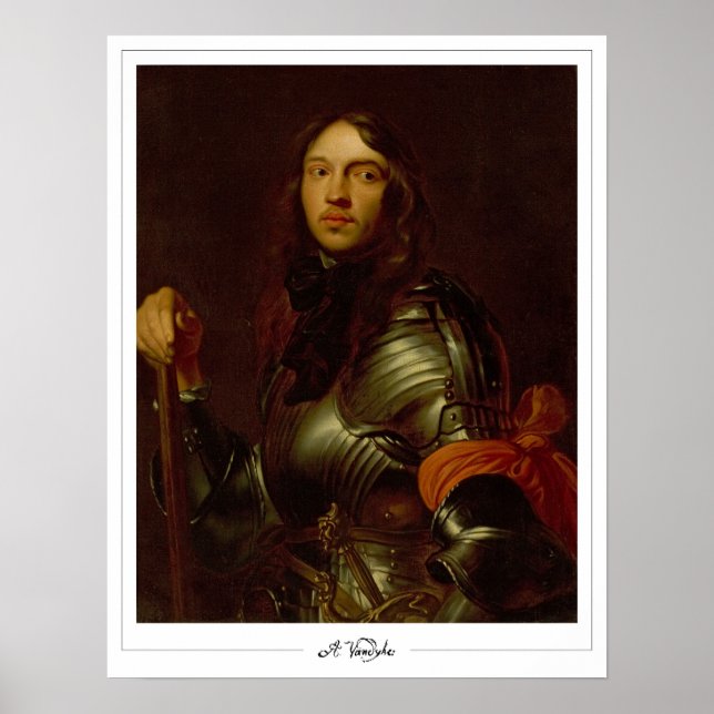 Póster de arte de Anthony van Dyck Zedign #376 (Frente)