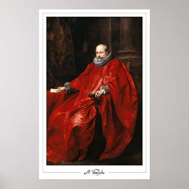 Póster de arte de Anthony van Dyck Zedign #38 (Frente)