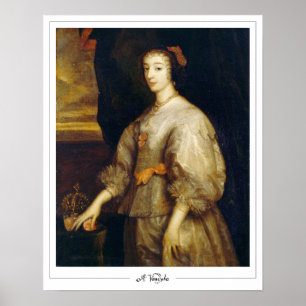 Póster de arte de Anthony van Dyck Zedign #43