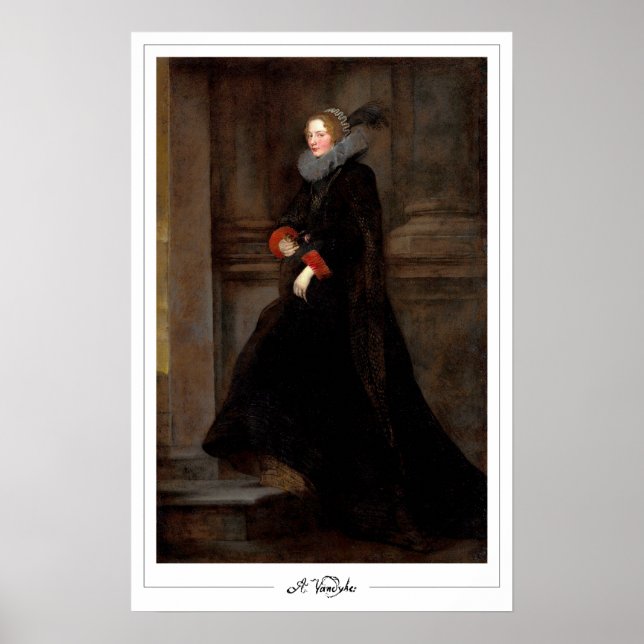 Póster de arte de Anthony van Dyck Zedign #44 (Frente)