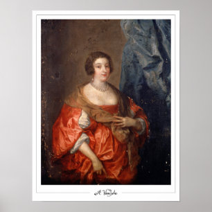 Póster de arte de Anthony van Dyck Zedign #47