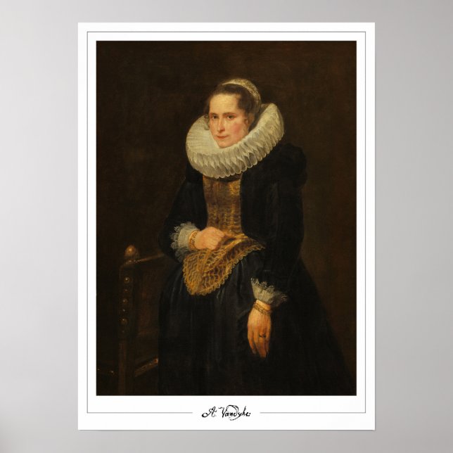 Póster de arte de Anthony van Dyck Zedign #529 (Frente)
