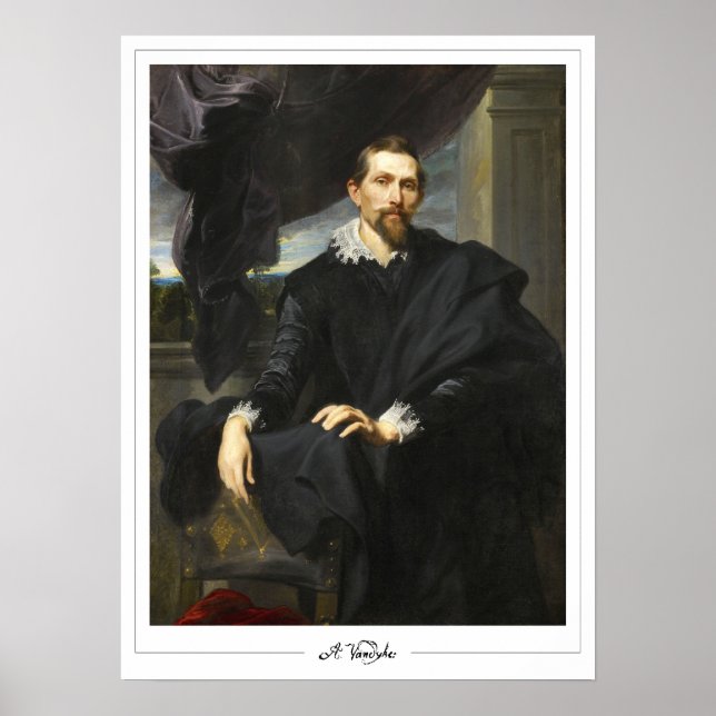 Póster de arte de Anthony van Dyck Zedign #539 (Frente)