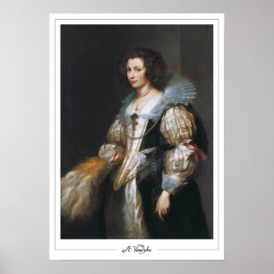Póster de arte de Anthony van Dyck Zedign #542