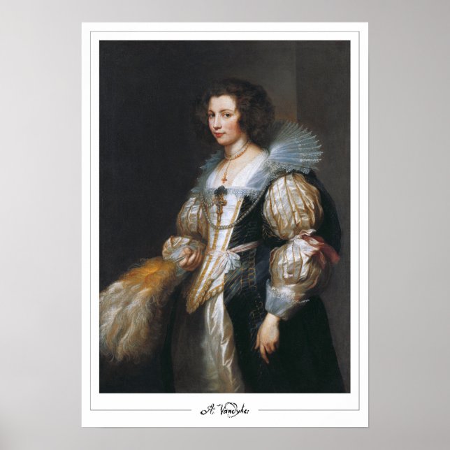 Póster de arte de Anthony van Dyck Zedign #542 (Frente)