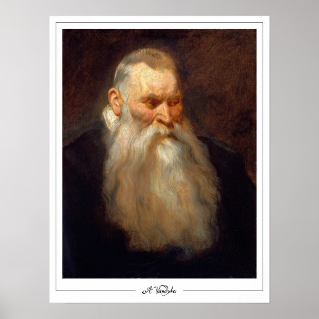 Póster de arte de Anthony van Dyck Zedign #543 (Frente)