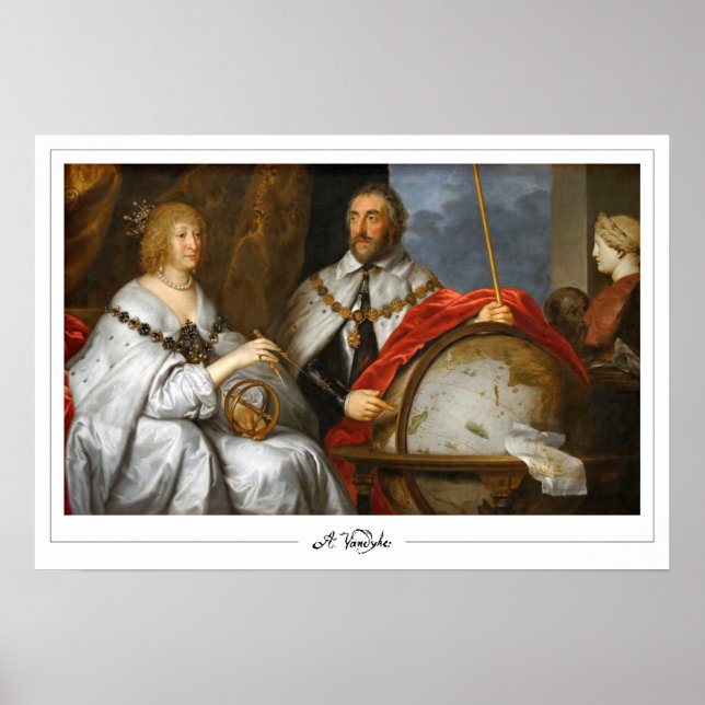 Póster de arte de Anthony van Dyck Zedign #583 (Frente)