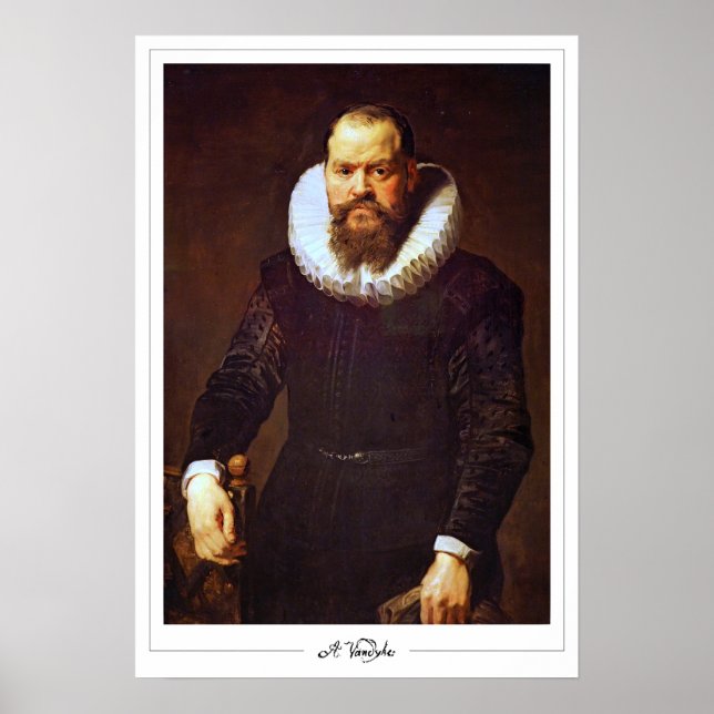 Póster de arte de Anthony van Dyck Zedign #678 (Frente)