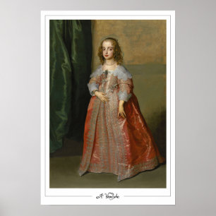 Póster de arte de Anthony van Dyck Zedign #680