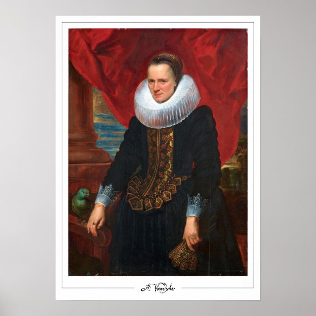 Póster de arte de Anthony van Dyck Zedign #707 (Frente)
