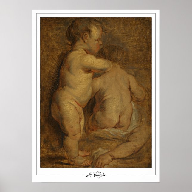 Póster de arte de Anthony van Dyck Zedign #722 (Frente)