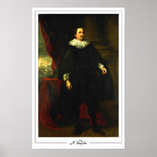Póster de arte de Anthony van Dyck Zedign #78