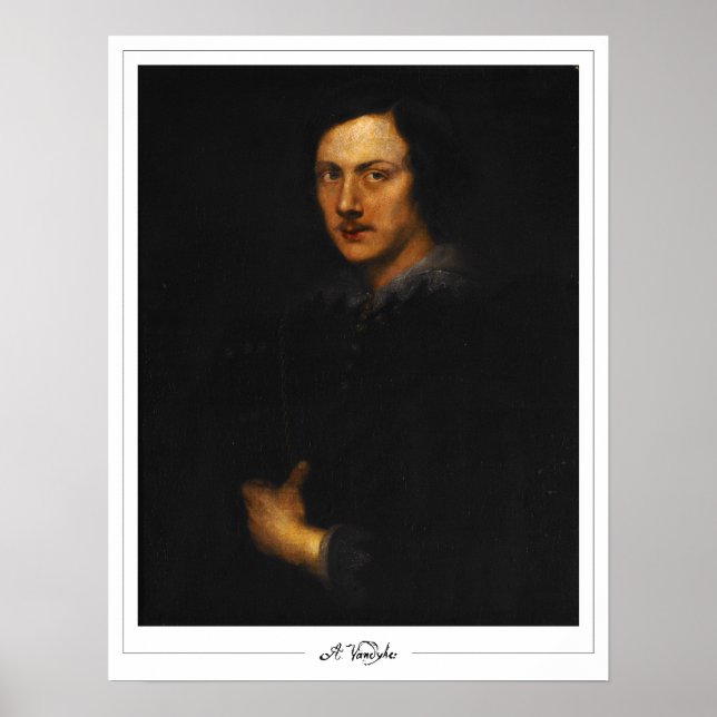 Póster de arte de Anthony van Dyck Zedign #782 (Frente)