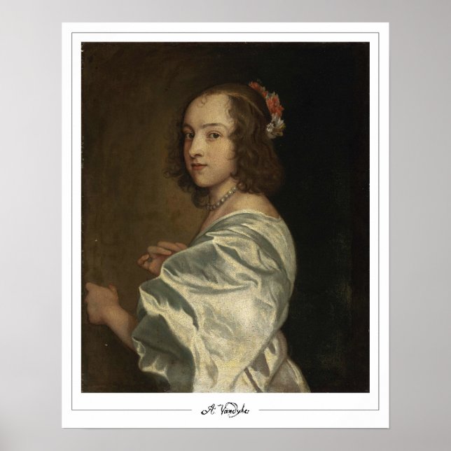 Póster de arte de Anthony van Dyck Zedign #834 (Frente)