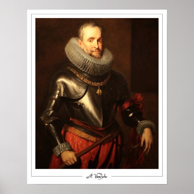 Póster de arte de Anthony van Dyck Zedign #835 (Frente)