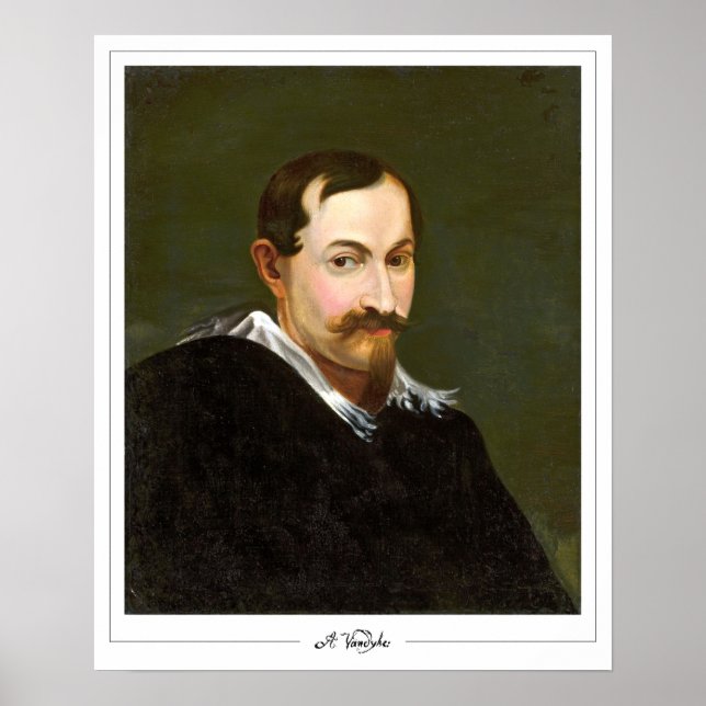 Póster de arte de Anthony van Dyck Zedign #844 (Frente)