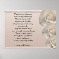 Poster de arte de Apache Blessing-Ivory Rosas