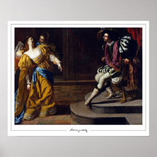 Póster de arte de Artemisia Gentileschi Zedign #20