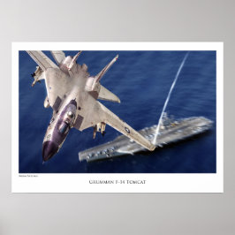 Poster de arte de aviación "F-14 Tomcat"