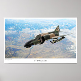 Poster de arte de aviación "F-4 Phantom II"