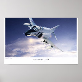 Poster de arte de aviación "F-4 Phantom II JASDF"