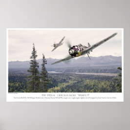 Poster de arte de aviación "Fw190"