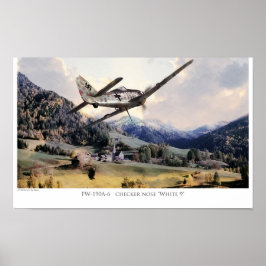 Poster de arte de aviación "Fw190"