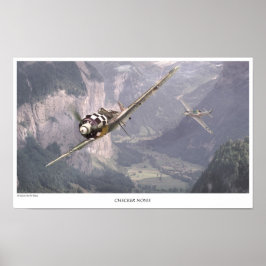 Poster de arte de aviación "Fw190A"