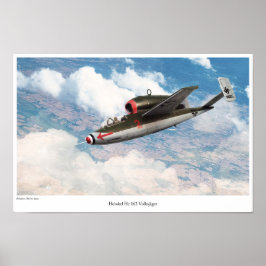 Poster de arte de aviación "Heinkel He 162"