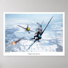 Poster de arte de aviación "Lavochkin La-5"