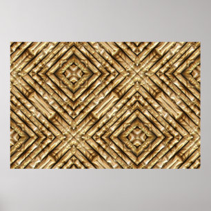 Póster de Arte de Bambú 1