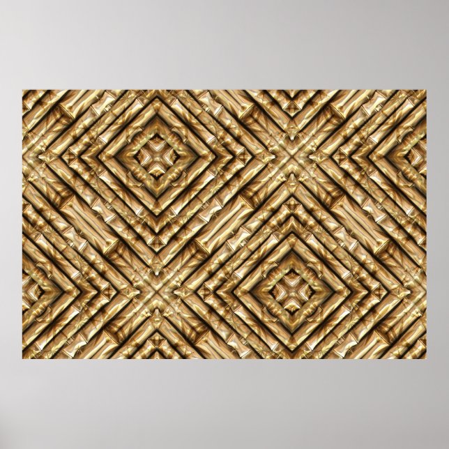 Póster de Arte de Bambú 1 (Frente)