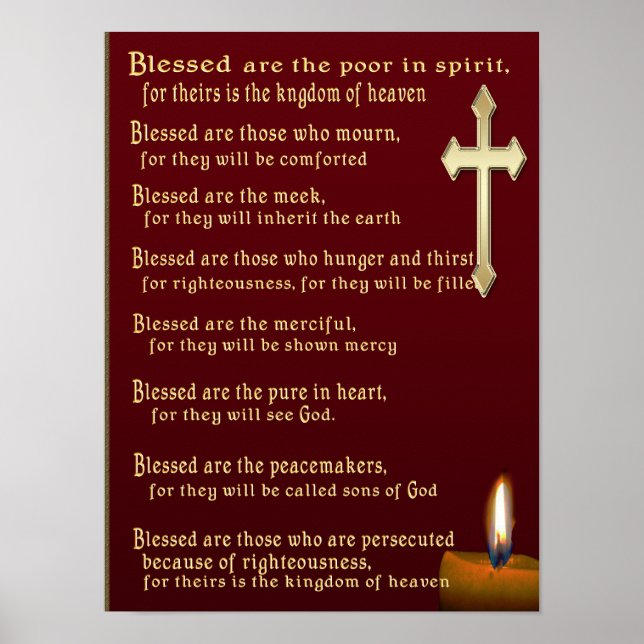 Poster de arte de Beatitudes (Frente)