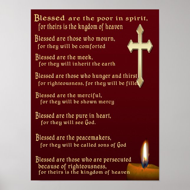Poster de arte de Beatitudes (Frente)