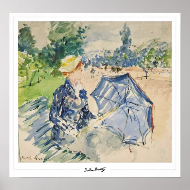 Póster de arte de Berthe Morisot Zedign #120 (Frente)