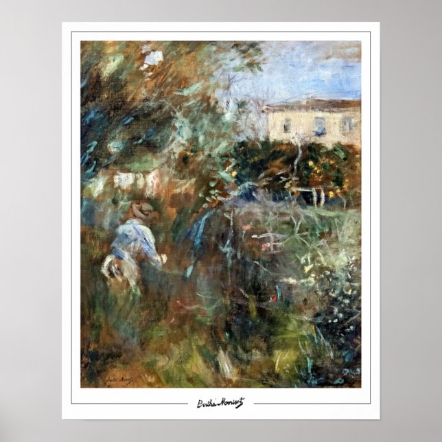 Póster de arte de Berthe Morisot Zedign #383 (Frente)
