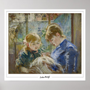Póster de arte de Berthe Morisot Zedign #9