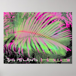 Poster de arte de Big Island Hawaii